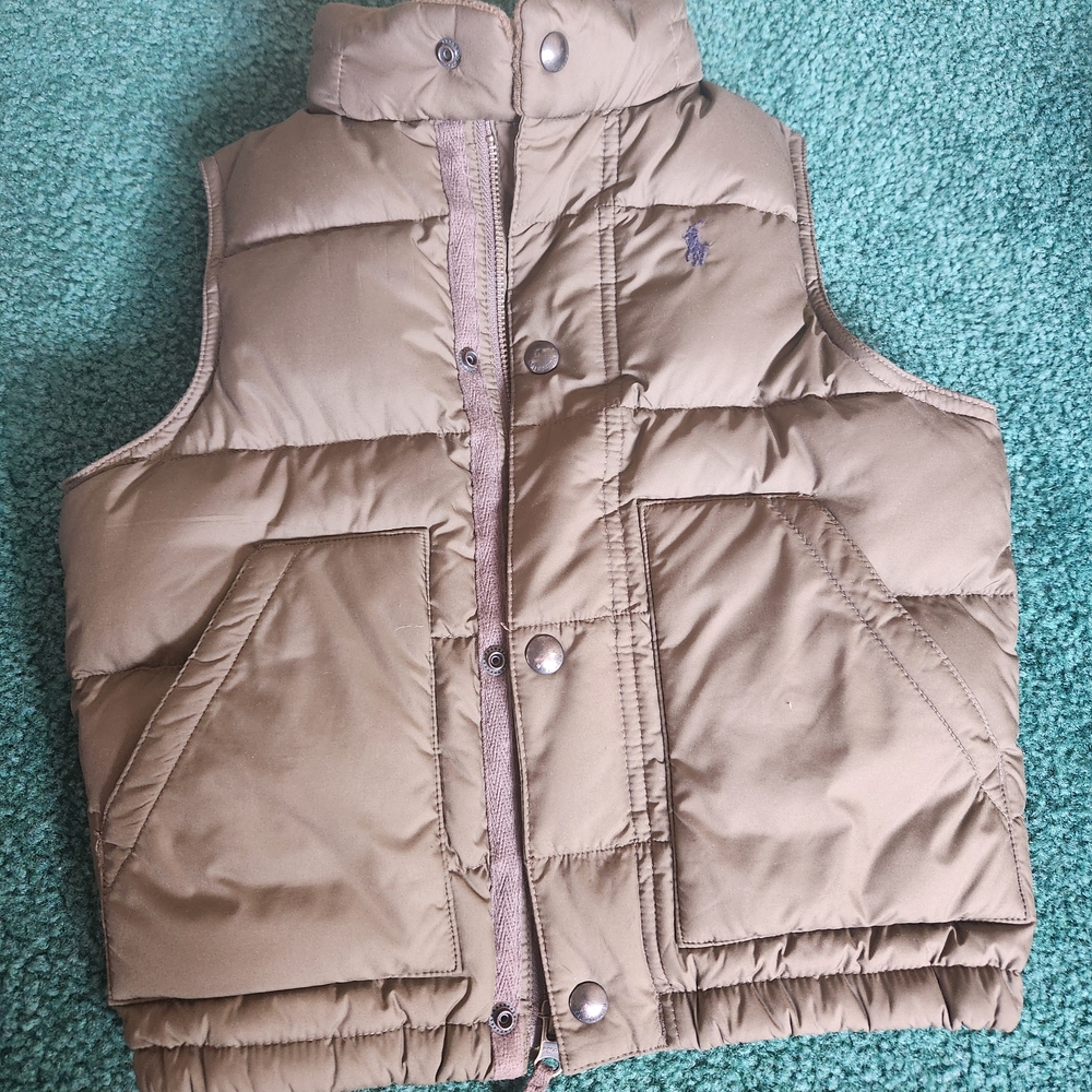 Polo Ralph Lauren Kids Beige Puffer Vest